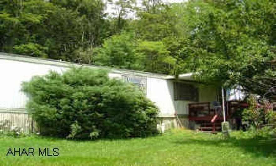 I-99 to Munster Exit #164-Turn left on Munster Rd. 4.4 miles to Mangus Ct, Turn right go to the top of hill, 2-BR, Single wide Trailer-1 bath, LR, Kitchen, Public Water & Sewer- Munster Area I-99 to Munster Exit #164-Turn left on Munster Rd. 4.4 miles to Mangus Ct, Turn right go to the top of hill,  2-BR, Single wide Trailer-1 bath, LR, Kitchen, Public Water & Sewer- Munster Area