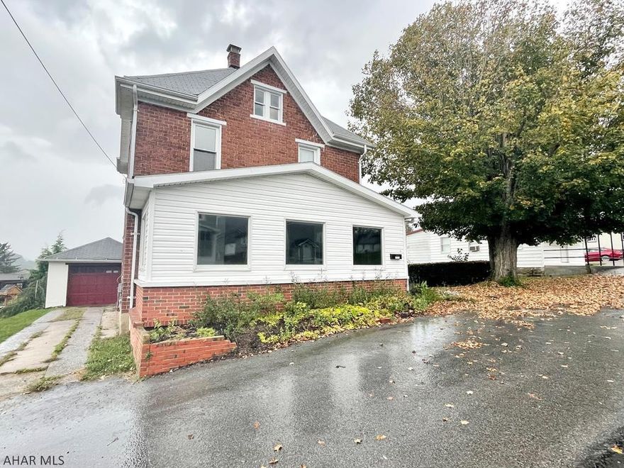 Two story brick home located in Tussey Mountain School District. This home offers three bedrooms and one bath with a detached garage, large back yard with patio, and much more. The main floor of the home offers a living room, kitchen, entryway, and enclosed front porch and the second floor offers three bedrooms and a full bath. Call the Listing Agent today to schedule a showing!