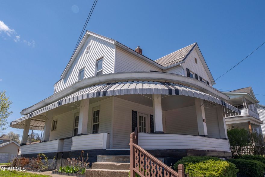 This well-maintained 4-bedroom, 2-bath home offers charm, space, and flexibility throughout. The versatile first-floor has a fourth bedroom. You'll appreciate the generous closet space, along with numerous updates and features including newer windows, a durable metal roof over the main portion of the home. One of the full bathrooms is conveniently located right off the spacious kitchen area. Relax on the inviting wrap-around porch. The large, level yard provides endless possibilities, including off-street parking. Hardwood floors and high ceilings add warmth and character, creating a home that feels both comfortable and inviting.