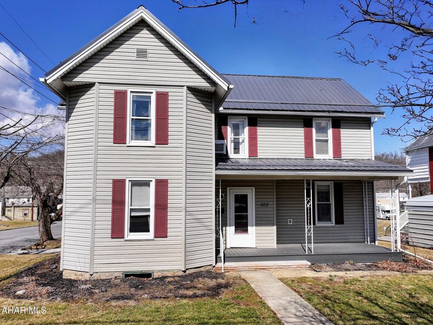 Location location location !! This 2 story charming home is only a short walking distance to town and all the amenities. The property offers 4 large bedrooms , 2 full baths and a carport. On the main level there is a large living room, up-dated kitchen , dining room , bathroom, mudroom, and first floor bedroom. 2nd floor has 3 large bedrooms, a full bath with laundry, and a bonus room that would make a great office or walk-in closet. 100 amp service.