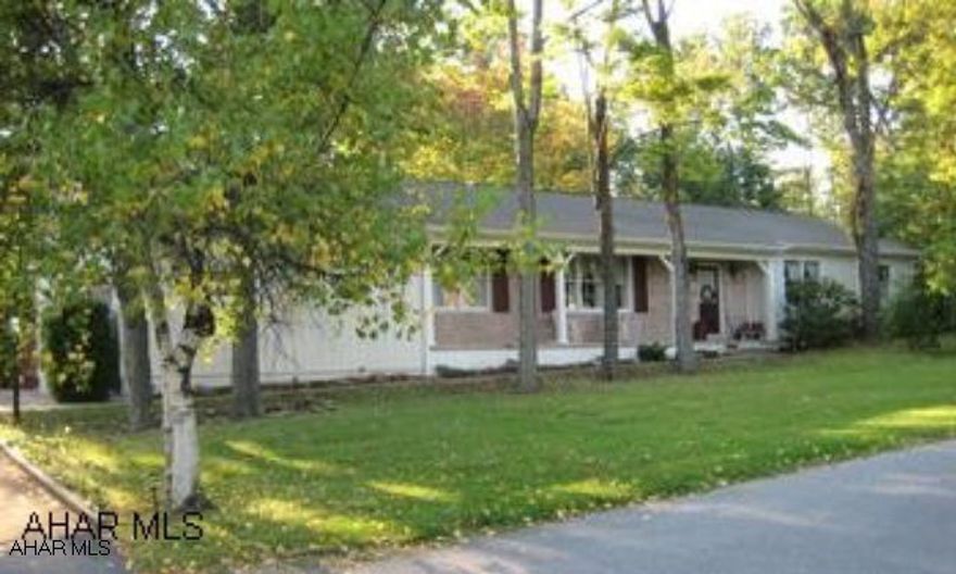 Private Location - Wooded Lot - Charming Ranch Home - Perfect Downsizer W/Room For The Family - Dual Heat (Elec. Radiant & GFA) - Lg. Family Room W/Vaulted Ceiling & Fireplace - Workshop In Garage - Screened Rear Porch W/Gas Grill & Private Deck - Security System/Intercomm - *New Flooring In Kitchen - Is Mannington Laminate.