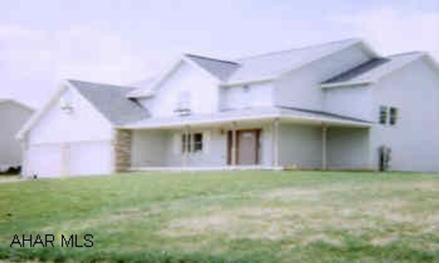 2 STORY VINYL SIDED WITH 2 CAR ATTACHED GARAGE. UNUSUAL DESIGN FOR THIS LOVELY COLONIAL. KITCHEN HAS LARGE BREAKFAST AREA. COVERED STONE FRONT PORCH. NEWRY LANE TO DREXEL 1ST RIGHT PLEASANT VIEW ESTATES.