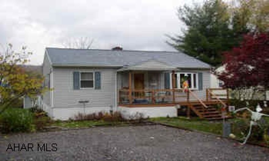 ONE STORY VINYL SIDED. COMPLETELY REMODELED 2 BEDROOM RANCH, HUGE FAMILY ROOM IN BASEMENT, 3RD BEDROOM IN BASEMENT, DINING ROOM ADDITION HAS GAS FIREPLACE FOR HEAT SOURCE, DOUBLE DECK.  IT IS SUPER!  EBNER SCHOOL.