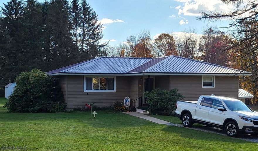 Nice 1-story home in the Central Cambria School District.  Newer metal roof (2016); newer gutters & downspouts; newer windows; central air; large deck; 3 storage sheds; grape arbor; cherry, chestnut, apple & pear trees.  The basement is partially finished and has a room that would make a great office area.  The basement also offers plenty of storage space.  Peaceful country setting...only 2.2 miles from the mini mall.  This property will not last.  Call soon to schedule a tour.