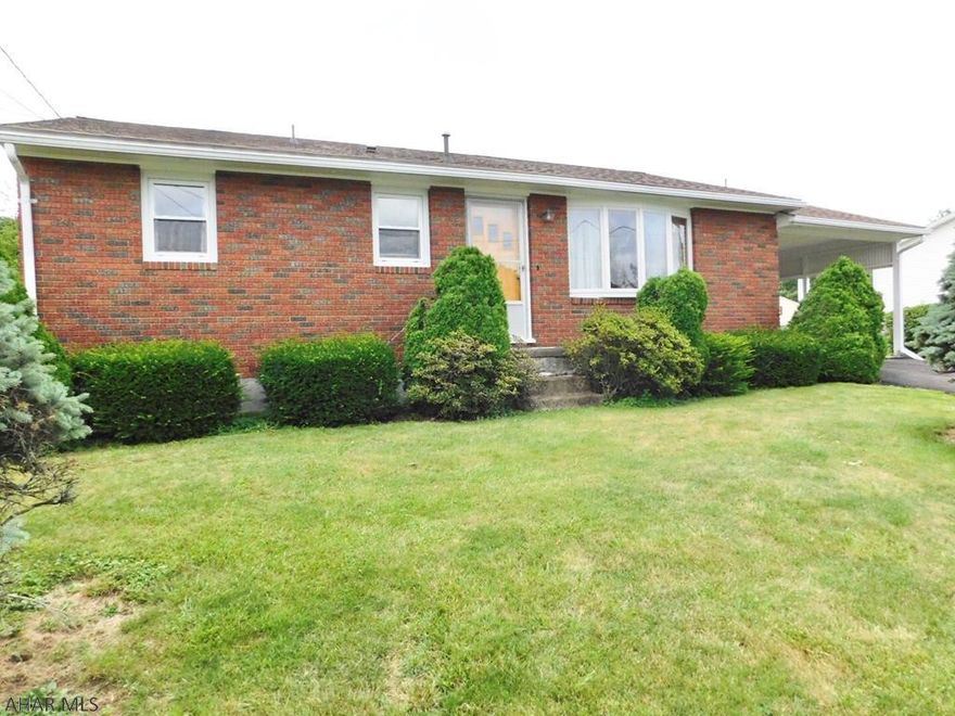 One story living in Pleasant Valley!  Fall in love with the well loved brick ranch home. Sit under the patio in the summer enjoying Pears from your own Pear tree and park under the carport in the winter time to stay snow free.  The hardwood floors in the bedrooms match the hardwood under the carpet in the living room too!  With updated windows and roof - just move in and make this home your own!  Contact the Listing Agent today for your private tour.