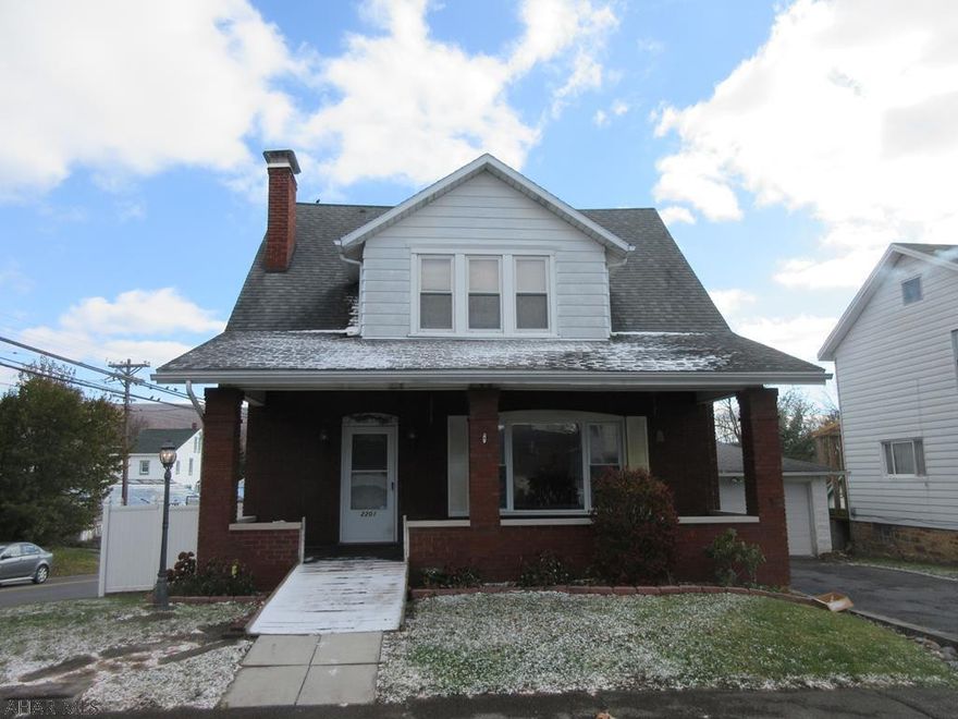 Lovely 1.5 Story brick and aluminum home in great area! Close to BG, I-99, convenient to shopping. Large formal living room with gas fireplace (could be woodburning) and formal dining room with built-in hutch and hardwood floors. Eat-in kitchen with center island, 3 nicely sized bedrooms with very large closets. Large rear deck and vinyl fenced yard plus 2 car concrete block garage with opener. Attic has pull down stairs for plenty of storage, finished office room in basement. Check it out!