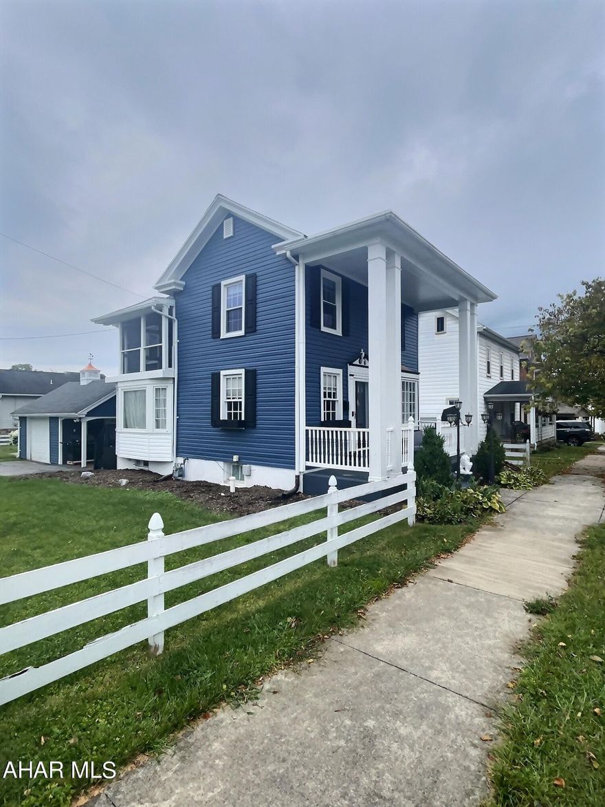 This charming Borough home in the heart of Hollidaysburg is an absolute must-see! 

Within walking distance to nearly every local commodity, this Union Street home adorns the beautiful corner lot with curbside appeal unlike any other.

This highly-desirable, two-story home is move-in-ready with an inviting living and dining room, a spacious kitchen, and a well-lit, peaceful sunroom.

The outdoor space is both intimate yet well-suited for guests. The rear patio and fenced in yard create tons of options for both entertaining and quiet retreating.

This hometown favorite will surely tug at your heartstrings and have you envisioning the endless potential for ways to make it your very own.

** Added features: gas fireplace, screened porch off master bedroom, single car garage, new furnace, new AC, new vinyl siding.