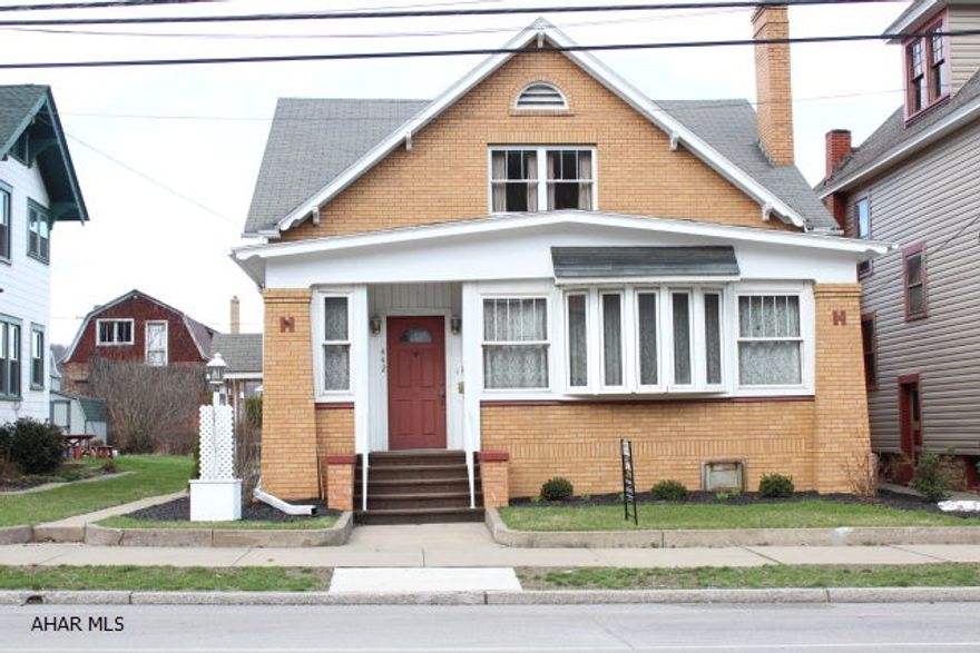 This brick beauty is a must see! This home has 3 bedrooms (25x15, 16x10, 14x9 )w/walk ins for extra storage. The hardwood floors have all been refinished and the home has recently been repainted throughout. The main floor has an open feel w/large living room (28x15) w/ brick fireplace, dining room, den and adjoining 3/4 bathroom.  Den could be 4th bedroom. The detached over sized garage offers plenty of storage w/ additional parking.  Great opportunity!