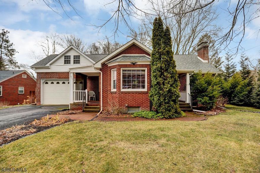 Cozy 3 bedroom, 1.5 bath house with attached garage. Hardwood floors. Nice size yard with garden.