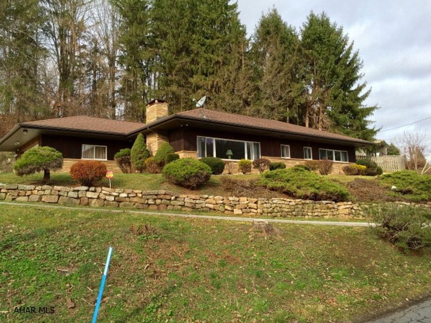 Well built one story home with many premium upgrades such as geo thermal heat, casement windows, updated kitchen, Jacuzzi tub, hot tub, sunroom and stone exterior. Home includes an attached double car garage as well as a detached oversized (1290 sq.ft.) double car garage. Also included is an extra building lot. Kitchen has tons of storage. A large main floor laundry room adds convenience. The large master suite includes 3/4 bathroom and huge walk in closet. Within minutes of Omni Bedford Springs, Bedford Elks Golf Course and Historic Bedford. The Bedford Elementary School is within walking distance. Incredible value and will not last long.