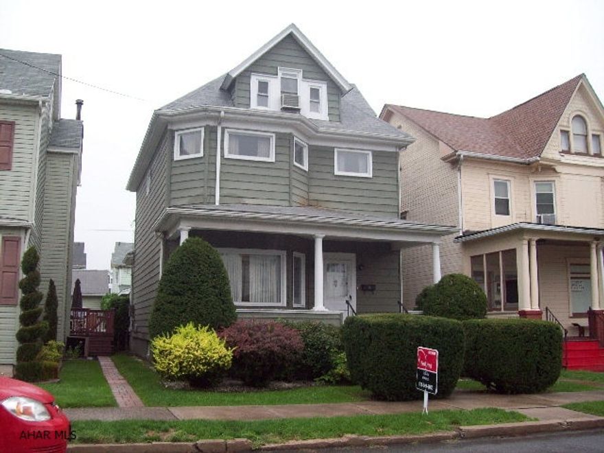 Well maintained 3 or 4 BR with office / computer room.  Spacious first floor.  Laundry area in kitchen with washer and dryer included!  Great family home - walking distance to Juniata Elementary, ball field 1/2 block away. Older ceramic bath. 2-car detached garage.  Central Air.