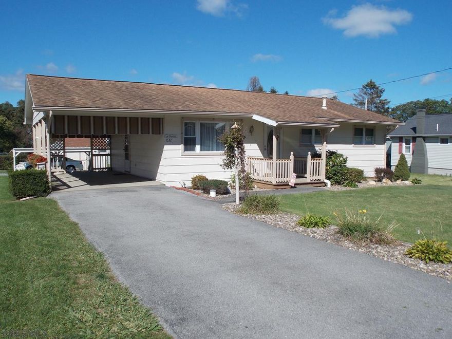 BACK ACTIVE!  Buyers changed their minds, not and inspection issue. Cute as a button, this is the perfect home for anyone looking to downsize or if you are a first time home buyer. With 3BR/1BA a finished basement and great outdoor space you will love this home.  Neat, tidy & ready for a new owner!  Basement which is partially finished  still has room for storage &  work space. The lot is lovely, flat & easy to care for. Plenty of parking, a shed for lawn equipment and a covered patio to sit and relax all spring, summer & fall.  This home is in a great neighborhood with easy access to Pleasant Valley Blvd. The low taxes make this home very affordable.  This one won't last long!  Please remove your shoes, carpets were just cleaned and basement carpet is new.