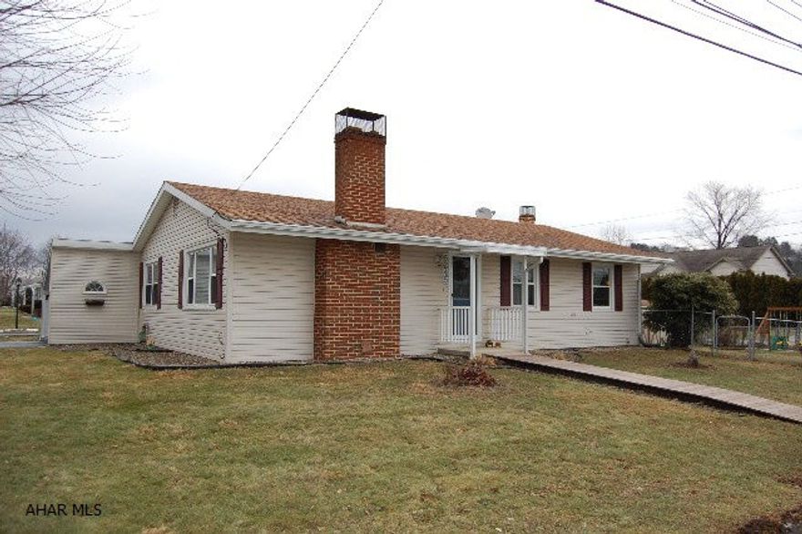 Spacious 3 Bedroom, 2 bath Ranch style house that sits on large double corner lot.  Large fenced backyard. Fully Finished basement with over 500 sq. ft. for entertaining with additional storage.  Newly installed Radon Mitigation System.  Smoke/Carbon Dioxide wireless detectors throughout the house.