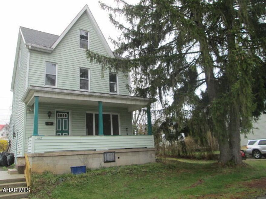 Home is sold as is, where is.   Furnace has been removed, was gas hot air.  Great home to fix up and move into, rent or flip!  This home needs work to be occupied.  Beautiful large level lot.  Attic is plastered but needs a lot a repair work.
