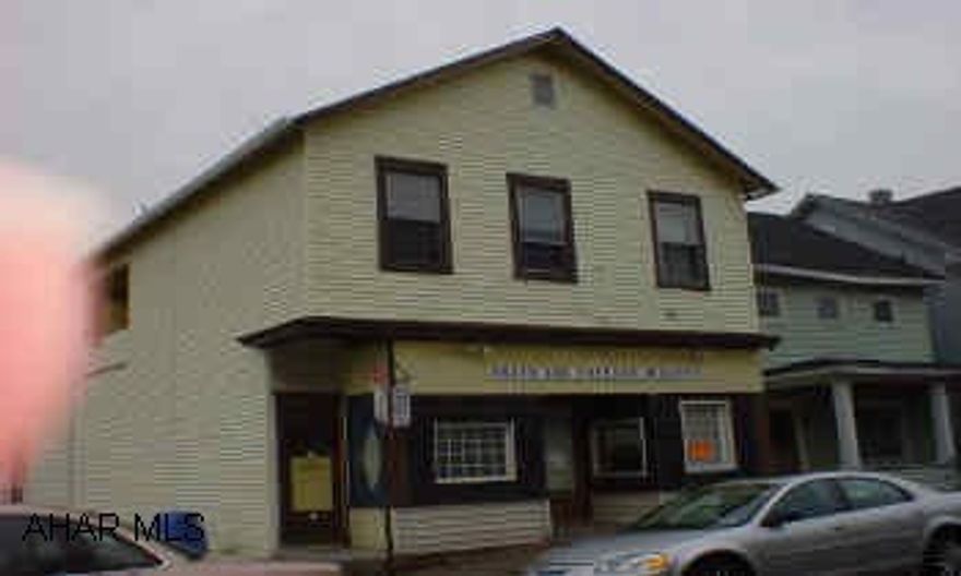 Above average multi unit . Full occupied. Good rental income. 1st Fl: Church room $285/mo., includes everything. Apt. 1 - $365/mo., includes w/s, heat. Apt. 2 - $350/mo., includes w/s, heat.