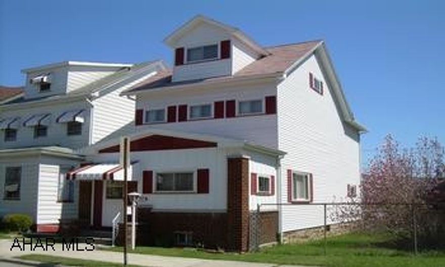 2 1/2 Story Aluminum Sided True Gem On Broad Avenue - Exquisitly Kept, From Its Re-Painted Stone Foundation, To The 3rd Floor - Eating Area In Kitchen W / Island - Ceramic Tile Bath - C/A - 4 Bedrooms W / Bonus Room - Off Street Parking - Call Hank