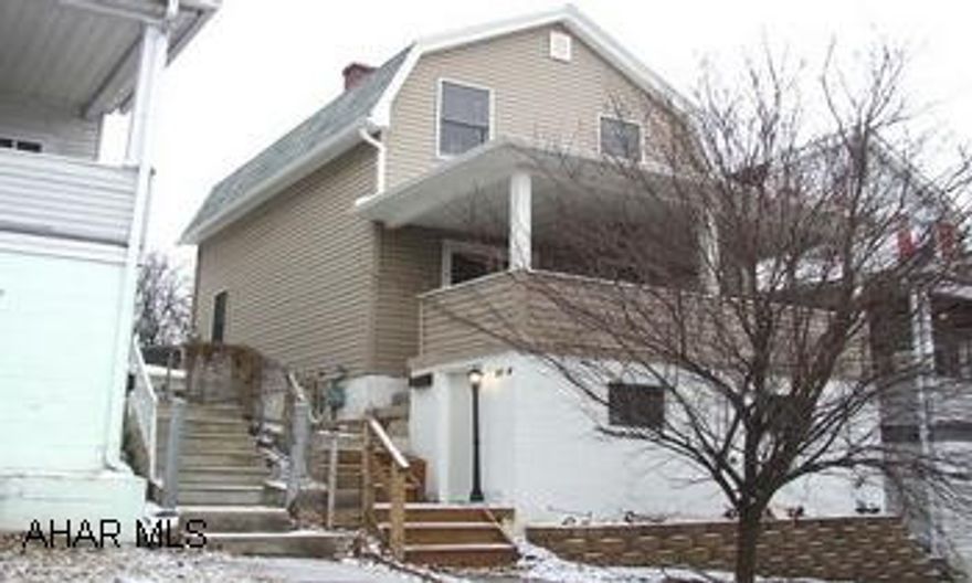 TWO STORY WITH UPDATED KITCHEN, PRIVATE REAR DECK, OFF STREET PARKING AND GREAT VIEW. PLEASANT VALLEY AREA. THIS 2.5 STORY IS NEAT AS A PIN. IMMACULATE HOME FOR THE FIRST TIME HOME BUYER. UPDATED KITCHEN AND BATH. WORKSHOP IN BASEMENT. OFF STREET PARKING.