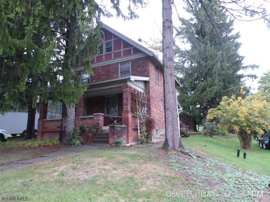 House needs work and updating.  Property zoned General Industrial.  Property could be used for many commercial businesses.  Lot size is .78.  Do not go into the shed with barn siding..it is not safe.  Property sold "AS IS".  Seller will not make any repairs.