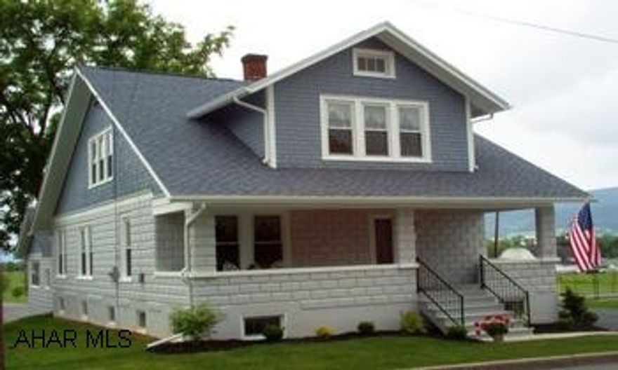 Large Martinsburg Borough home , extra lot, new kitchen w/granite tops. New baths, large rooms and storage closets. Unique woodwork throughout, new Simonton low UV double tilt-in windows, new roof gutters and downspouts, new carpet, tile flooring. Natural gas on the lot, furnace convertible (insert) for oil. The heating system is an automatic-augur-feed pea-coal furnace that also supplies the home's hot water: Hot water heater back-up. Furnace can be converted to oil for approx. $2000. Natural gas on lot cost would be $3000-$4000 to convert. A $2700 UGI rebate is available towards the installation. Seller credits available to buyer for either conversion. New windows qualify for the $1500 tax credit. Water/Sewer $29.33 mo. Heating $130.00 mo.(approx) Electric as used.