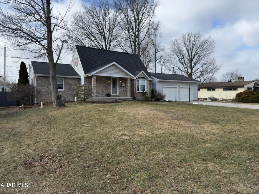 Welcome to this charming and beautifully maintained home located in the heart of Hollidaysburg Borough. Set on a level 126' x 137' lot in a quiet neighborhood with wide streets, this property offers the perfect blend of comfort, convenience, and community. Enjoy being within walking distance to local schools, parks, and sporting events — an ideal location for anyone who values small‑town living with everyday amenities close by.
Inside, the home features 3-4 bedrooms (one captive) and 2 full bathrooms. The first floor offers exceptional convenience with two bedrooms, including a spacious master suite complete with a walk‑in closet and private bath. An additional hall bath serves the main level. The third bedroom spans the entire second floor, providing a versatile space perfect for a bedroom, playroom, office, or guest suite.
The layout flows beautifully for both daily living and entertaining. The dining room steps down into an expansive, inviting family room featuring a cozy gas fireplace and doors leading to the deck. This space is truly the heart of the home.
The updated kitchen includes stainless steel appliances, a pass‑through to the living room, and a charming breakfast nook that's a must‑see. A main‑floor laundry area adds to the home's practicality and ease of living.
Outside, enjoy a large deck perfect for gatherings, grilling, or relaxing evenings. The fenced‑in backyard offers privacy and is ideal for pets, children, or gardening. A 2‑car garage provides ample parking and storage.
This Hollidaysburg gem combines thoughtful updates, a functional layout, and a fantastic location — a wonderful place to call home.