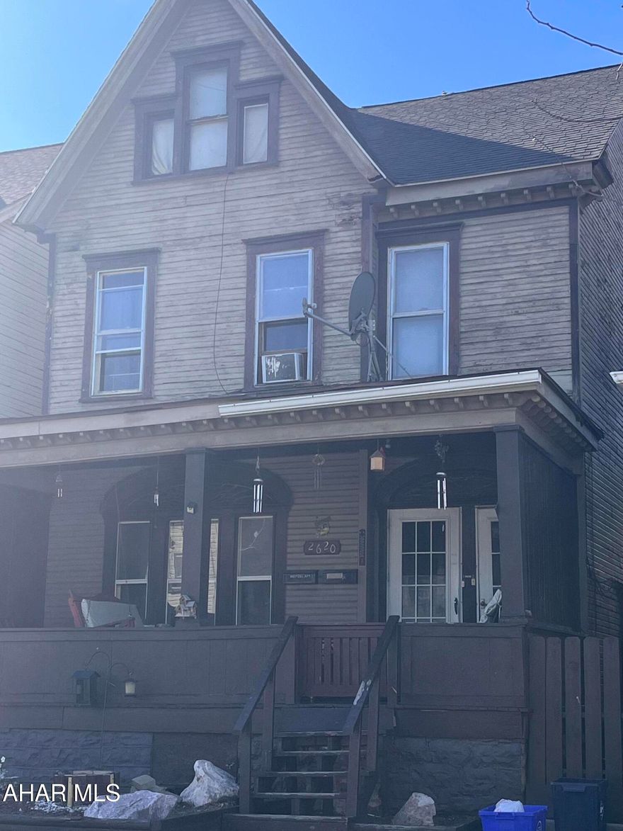 Property sold along with ML#76896 for $107,900. Both units have long term tenants that would like to stay. They are month to month so rents can be adjusted accordingly. Both tenants pay all their own utilities. Rent Certificate is current. Garage can be rented out separately for additional income. This can be purchased as a package w / MLS #76896 for 125,000