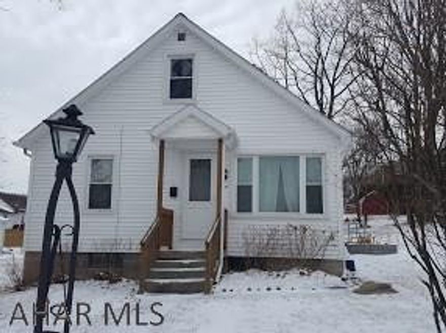Four bedroom, one bath home ready to move in.  Insulated windows, new paint, updated bath and kitchen.  This house is cozy and priced to sell.  Make this cape cod home your new home.  Call for an appointment today.