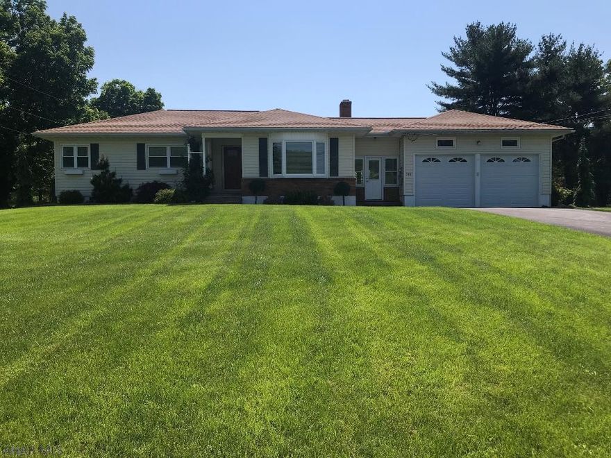 Location!  Location!  Location!  Beautiful, well maintained ranch with 3 bedrooms 2 and 3/4 baths on .789 acres!  Updates include new oak cabinets and slate floor in the kitchen, new roof installed in 2013, and new water heater installed in 2017.  This property can be subdivided into two lots.   From the front windows enjoy mountain views and the peaceful backyard with porch swing to relax and listen to the sounds of nature!  This beautiful property is located close to shopping, hospital, parks, I-99, I-70, and Pennsylvania Turnpike.