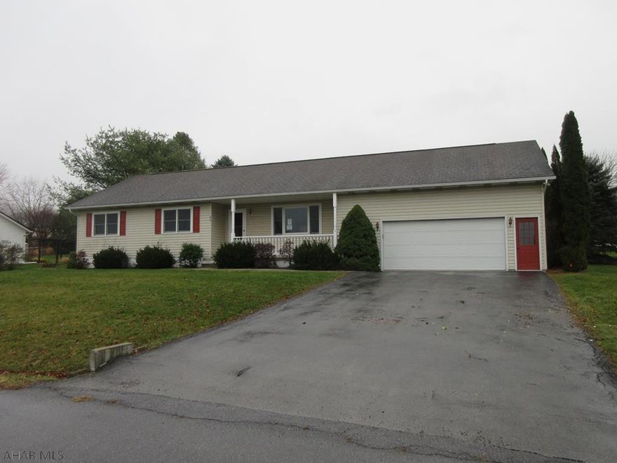 Hallowdale Estates beautiful 1 story home. Lots of nice living space with formal living room, large eat-in kitchen w/ breakfast bar and large eating area, first floor laundry, finished basement with family room and 3/4 bath, attached garage w/ chairlift, central air, enclosed back porch and much more. Check it out! Property sold AS-IS. Seller will make no repairs. Offers must be submitted through HUD approved broker. Buyer pays both transfer taxes. Exclusive Agency. Equal Housing Opportunity. Marketed by Olympus AMS www.olympusams-re.com. www.HUDHomestore.com