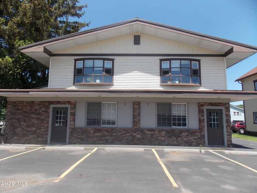 Location, Location, Location! This property that was formerly the Blair Animal Hospital has a prime location for drive by business.  With the marquee out front everyone will see you business as they drive by. Approximately 20,000 cars a day drive past this building everyday.  
Besides the location the extra income of $1,150 per month to rent the 3 BR apartment is an added bonus or could be a place for the new owner to live. The 1,360 sq foot apartment is currently rented but is easy to show.  The tenant is on a month to month lease with a 60 day notice to vacate when there is a signed agreement of sale and the new owner has other plans for the space.
The main floor was two offices at one point in time but has been opened up and is 3,380 sq ft with waiting room in the front. The possibilities are endless for the property, daycare, doggie care, dentist, accountant, insurance office
There are 12 parking spaces beside the building with extra parking for employees on the extra lot
This property was under contract since March of 2023 and the buyer was not able to secure a mortgage.