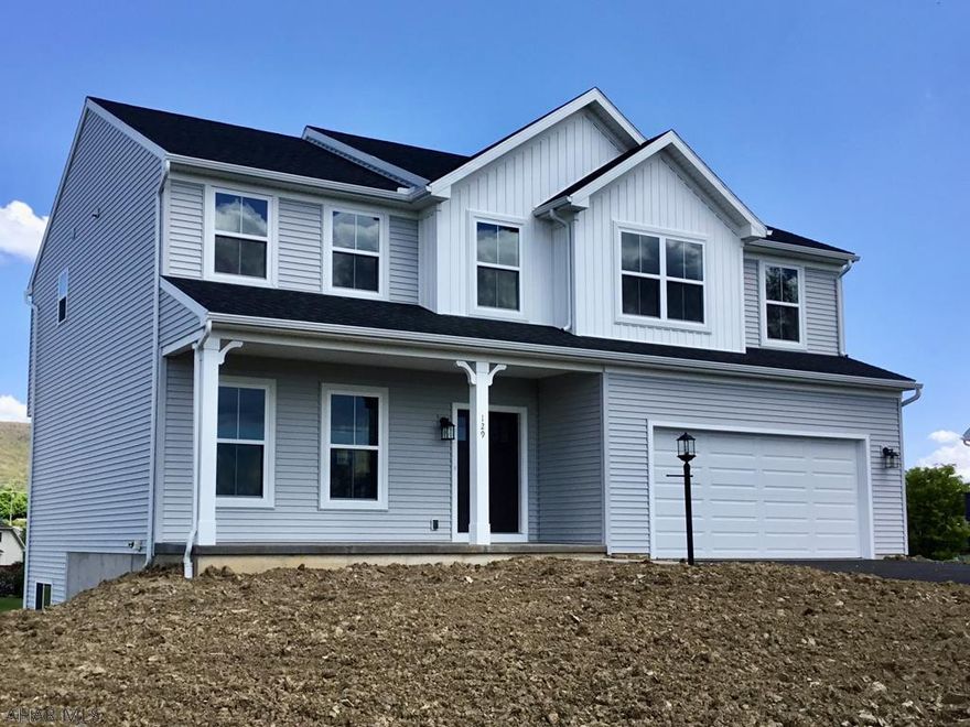 Beautiful New Construction on a 2+ acre lot.  Designed to impress, this home features a spacious open floor plan for all your entertainment needs.  The kitchen features granite countertops/backsplash & recessed lighting.  The 2nd floor is met in the lg loft leading to the owner's suite w/2ft cantilevered ceiling tray, modern owner's bath & lg walk-in closet. Wake everyday fully surrounded by mountainous views.Property taxes to be determined when sold.  Current tax $ reflects only the lot.