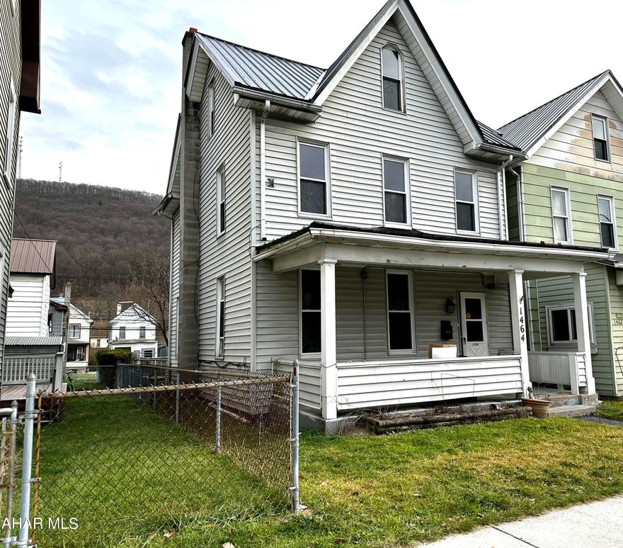 There is so much to love about this beautiful property located in the heart of Tyrone Borough! It features 3 bedrooms with the potential for a 4th in the finished 3rd floor. This home, with newer flooring throughout, is move-in ready. The large kitchen offers an abundance of storage! There is space for off street parking with a fully fenced backyard. The property also includes a back up generator. Call to set up your private showing on this turnkey property today!