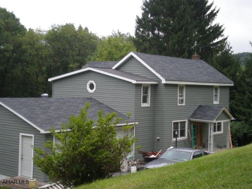 2 story home on 1.5 acres in Penn Cambria School District. 4-BR, 2-BA. 2 car attached garage. MBR w/cathedral ceiling and walk-in closet.