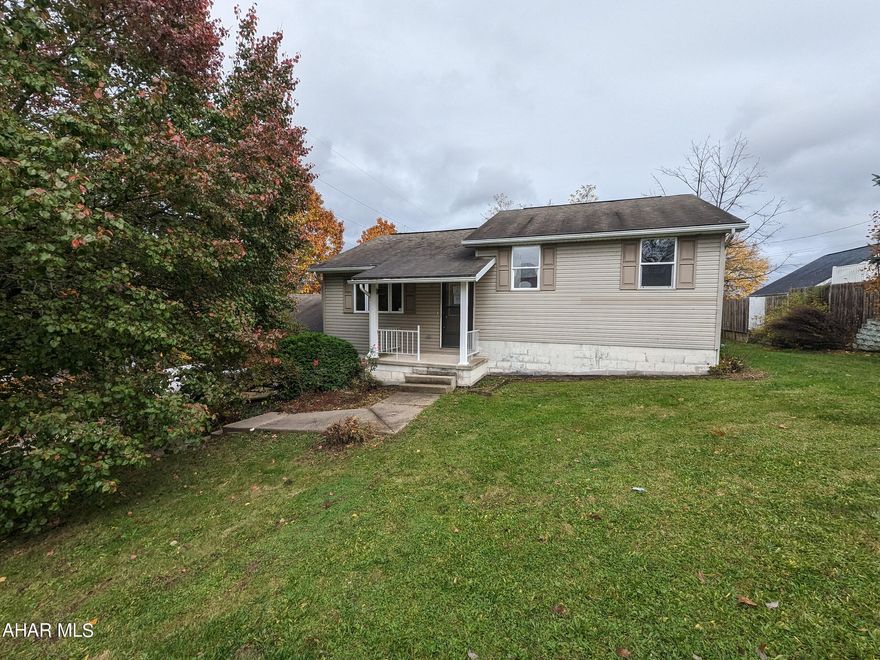 Spacious Altoona area 4-level split features main level with oak kitchen/great room combo, vaulted ceiling, center island and gas FP. Lower level includes finished family room, bedroom and 3/4 bath. Next level up includes large laundry room/office area and bedroom. Upper level includes 2 additional bedrooms and full bath. Nice fenced back yard with large rear deck, large carport plus additional off-street parking. Property sold AS-IS. Seller will make no repairs. Offers must be submitted through HUD approved broker. Buyer pays both transfer taxes. Exclusive Agency. Equal Housing Opportunity. www.HUDHomestore.com.