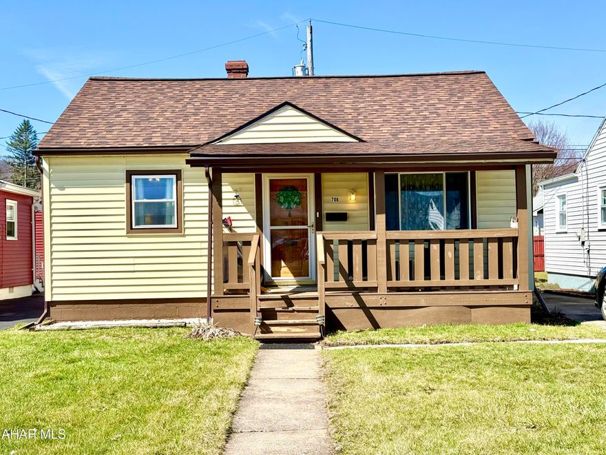 Welcome to this charming 2 bedroom, 1 bath home located in the desirable Whenwood neighborhood! This property offers the perfect blend of comfort and convenience, featuring a spacious eat-in kitchen ideal for everyday living and entertaining.

Enjoy warm summer evenings relaxing on the covered front porch or unwinding on the covered back deck overlooking the yard. Recent updates include a new roof and windows, giving peace of mind to the next owner.

Whether you're looking for the perfect starter home or ready to downsize, this home offers a great opportunity. Conveniently located just minutes from restaurants, grocery stores, convenience stores, and Penn State Altoona.

Don't miss your chance to make this affordable and well-located home your own!