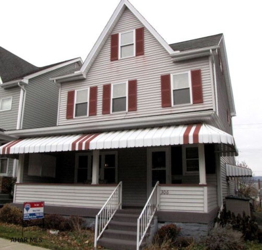 Ready to move into! This is a must see at a great price!! This home has 'good bones', with newer high efficiency furnace, central air and with an air purifier. Hardwood floors under carpeting. Nice woodwork with pocket doors. Large spacious rooms.  All appliances are included. Newer windows. Newer full bath. Covered porch, patio and fenced in yard.  Very nice well maintained home!