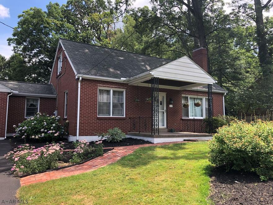 3-bedroom 2-bath brick cape cod, hardwood floors, Living Room w/fireplace, 1st floor bedroom & bath.  Plus 2 more bedrooms & bath upstairs.