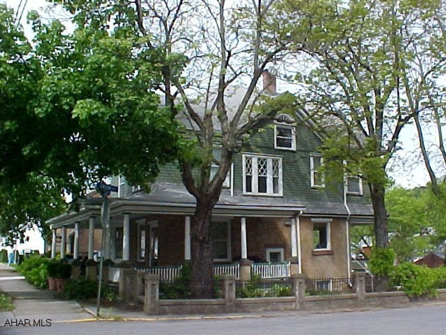 Previously a Bed & Breakfast (with a variance).  Enjoy your morning coffee on porch overlooking spring fed pond!  Spacious room, hardwood floors, fireplace, pocket doors, claw foot tub, beveled & leaded glass, french doors & wrap around porch.  #J-953.