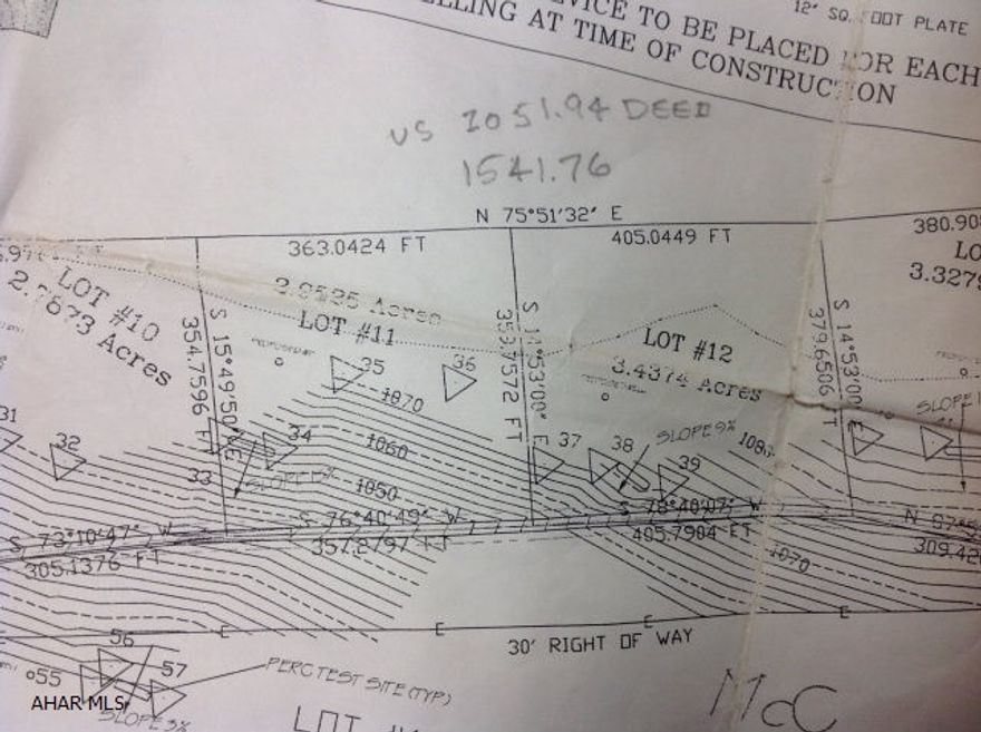 Nice wooded building for a residence or a cabin in the mountains!  Perc approved for a sand mound septic system.  For Sale next to this lot is LOT 11 2.95 acres $15,500.   Good Hunting and state game lands near by. Mineral rights do not convey.