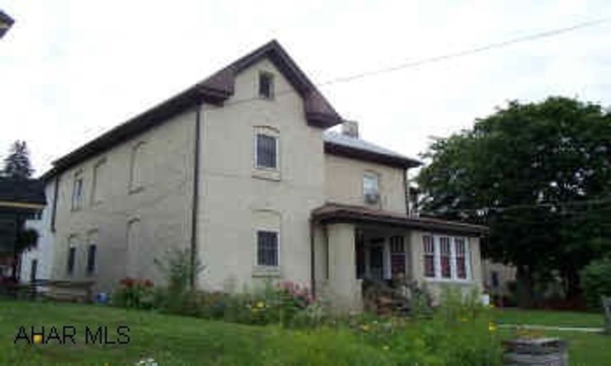 Large 2 story brick.  4 rental units-great income!  Owner pays heat, water, sewer, and garbage.  Tenant pays electric-each unit has separate electric.   Rents $325,$350,$325,$400.   Contingent on sale of personal residence and purchase of new residence.  2-2BR units/2-1BR units.