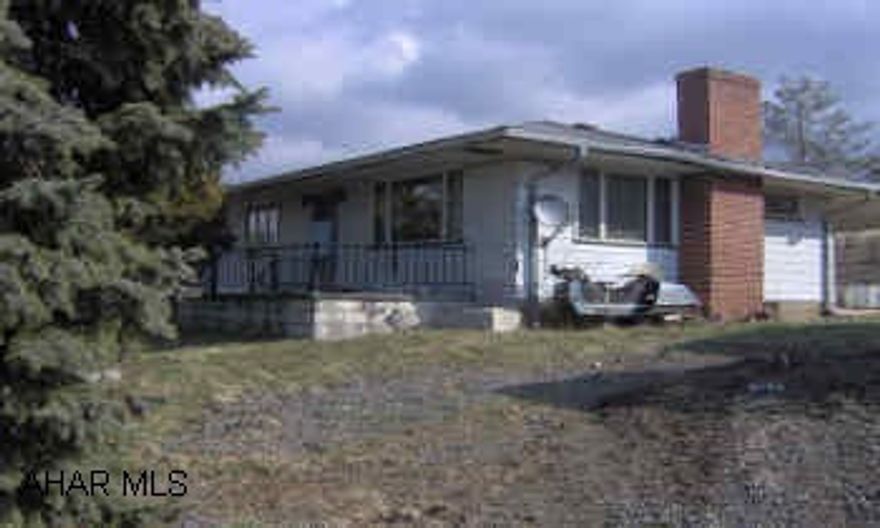 sold as.  See listing agent for addendum. 1 story home, needs work, and large detached garage.