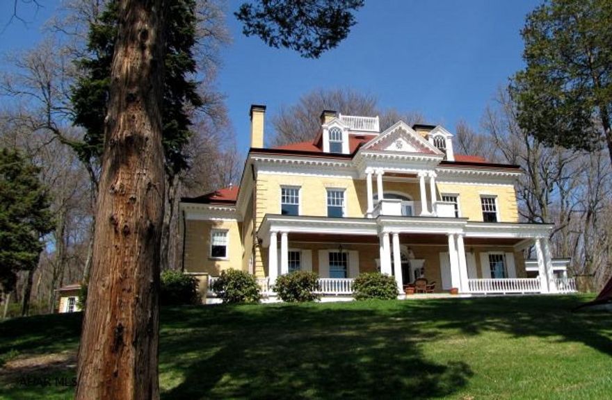 Multi-Million Dollar Restoration. 1896 Country Estate. Victorian Dining Room, state of the art kitchen and butler's pantry. Spacious room for entertaining, this treasured home features a breathtaking view. Hardwood, marble and tile floors. Plaster walls, 6 fireplaces, 3 heating systems, widow walk, and elevator. There is a possibility of having 8 bedrooms, there are 3 Out Buildings - Carriage House, Wine Cellar, Former Wash House. Totally finished 3rd floor, open kitchen 9.4 x 16, living room 16 x 28, bedroom 12.2 x 12.6, bedroom 12 x 12, bedroom 12 x 12, window bed 6.3 x 9.2, bathroom w/laundry.