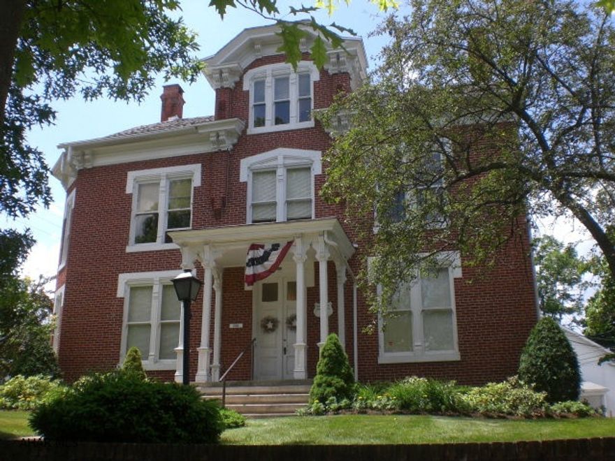Remarkable brick Italianate in the Bedford Borough. Currently used as an office building and just steps to the courthouse. Zoned residential and light commercial. Terrific professional office, retail or residence. Corner lot and macadam off-street parking. Updated furnace, electric, security system and back-up generator. Built in 1858 and listed on the National Historic Register. Over 4,000 SF of finished area.