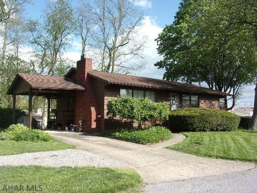 Seller has contracted to install a new shingle roof in the next several weeks.   Lovely ranch home on large, lush lot with an inground pool!   Just in time for summertime barbeques and pool parties!   Sunken LR with brick fireplace, three bedrooms and large bath on first level.  Family room with fireplace in lower level, along with 3/4 bath.  Great family home in this Eldorado neighborhood.