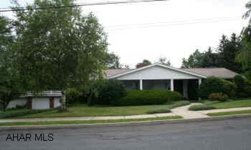 3BR Brick Ranch on .69 acres in town. Spacious rooms, center hall, deck and flagstone patio overlook the various large trees and pines in this large private back yard. Basement level also has 11x18 garden room, 13x52 workshop, 10x14 storage room.