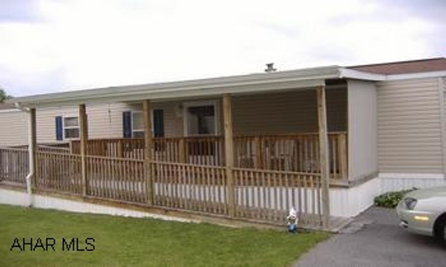 2004 ATLANTIC...2 BEDROOM ...2 BATH... SPECIALLY BUILT WITH .EXTRA WIDE DOOR WAYS...OIL FURANCE.....CENTRAL AIR... ALL APPLIANCES INCLUDED... COVERD PORCH WITH RAMP....SHED.....LOT RENT  $180 INCLUDED TRASH...