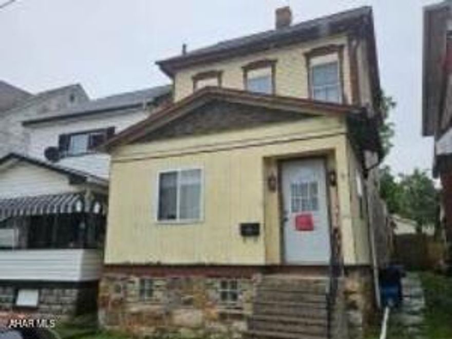 Large 2 story home in need of TLC. Home has great potential. Nice garage in back. Home has been Red Tagged by the city of Altoona and certain work needs to completed within a certain amount of time.  There are 2 forms that need to be completed prior to closing.  Forms are in the documents.