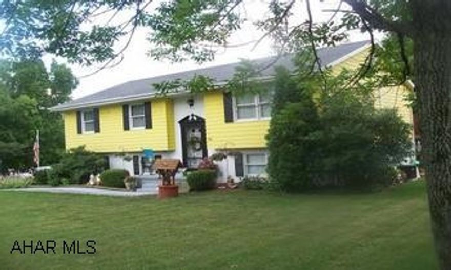 Old Rt. 220 towards Cresson, turn left onto 1st road after Roadway Trucking, property at the end of the street. Spacious and Lovely 3 Bedroom in quiet country setting.  Large deck, integral and detached garage.  Finished family room with fireplace.  Plumbed for 2nd bath on lower level.