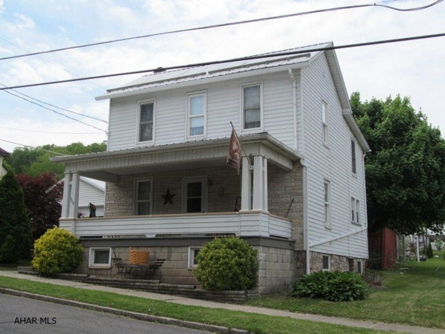 Well-maintained 3BR home with off-street parking and detached garage.  First floor laundry and nice rear deck for cookouts and entertaining.