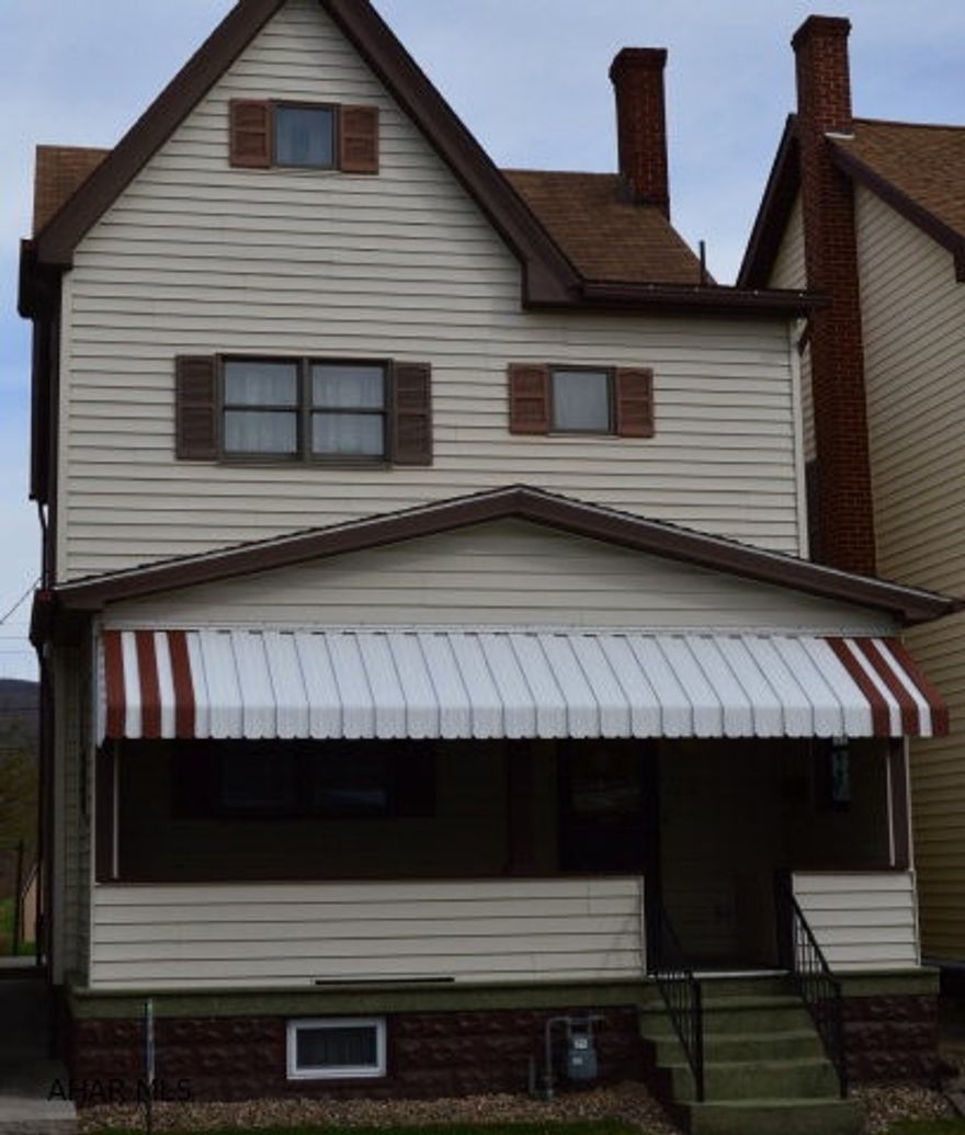 Looking for an extremely clean and well taken care of house this is the place for you. This 3 bedroom 1 bath home is move-in ready and has a lot of potential. A spacious backyard with a porch and a shed. Additional storage on the 3rd floor with convenient stairs leading up to the attic.