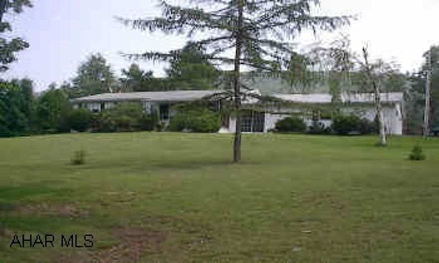 Spacious 4 Bed Rancher on Approx 20 acres, Large Deck, Beautiful Country Setting.  Contingent on Seller's Purchasing Property in Mercersburg, PA